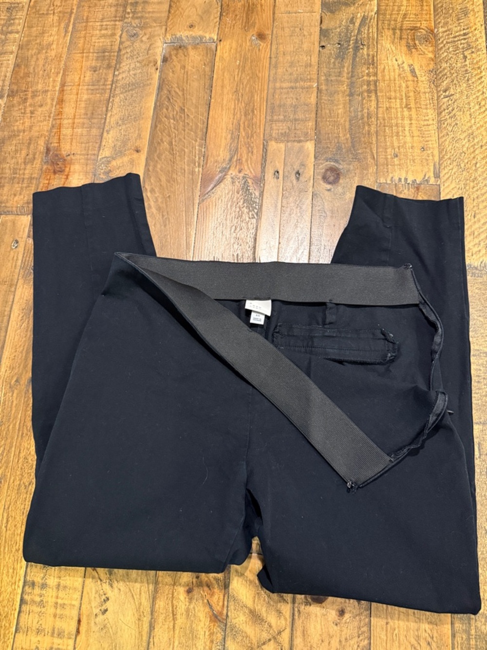 a new day Black Skinny Dress Pants with Elastic Waistband